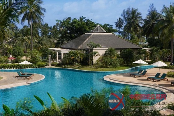 热带风情的泰国蔻立艾美海滩水疗度假酒店