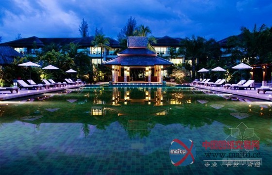 热带风情的泰国蔻立艾美海滩水疗度假酒店