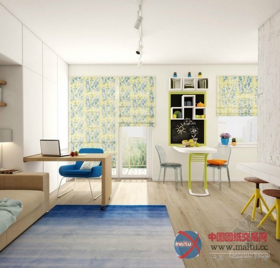 绝妙室内大改造 30㎡超级小户型装修设计