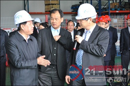 浙江副省长毛光烈调研三一核心零部件公司