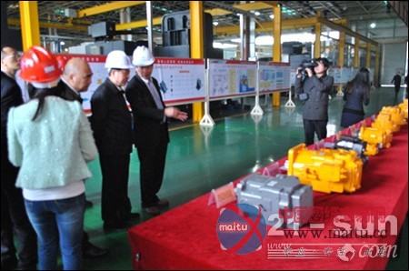 浙江副省长毛光烈调研三一核心零部件公司