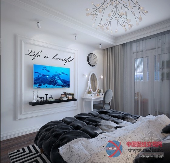 震撼人心!乌克兰经典时尚现代公寓设计