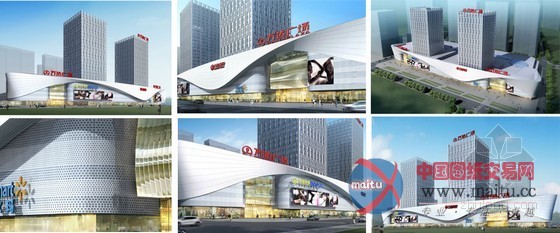 荆州万达广场外立面设计