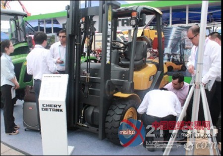 奇瑞迪凯叉车“R”系列新品成广交会焦点