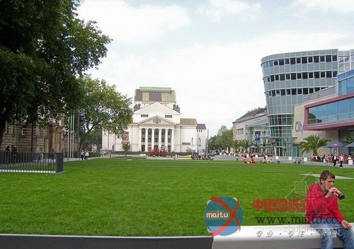 德国杜伊斯堡柯尼希广场景观