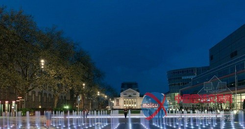 德国杜伊斯堡柯尼希广场景观