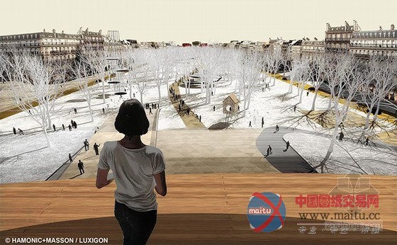 Hamonic + Masson建造巴黎最大步行街