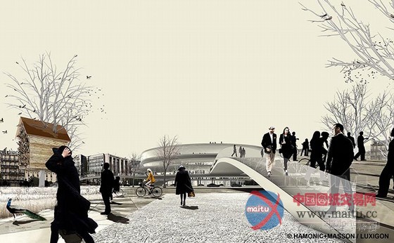 Hamonic + Masson建造巴黎最大步行街