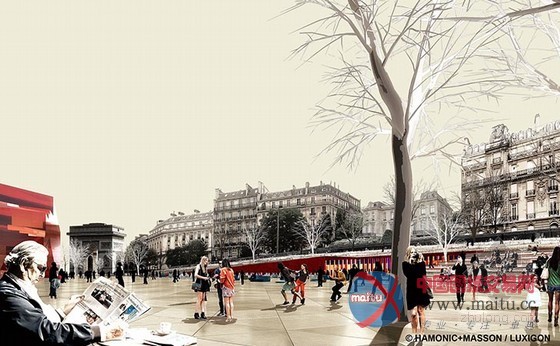 Hamonic + Masson建造巴黎最大步行街