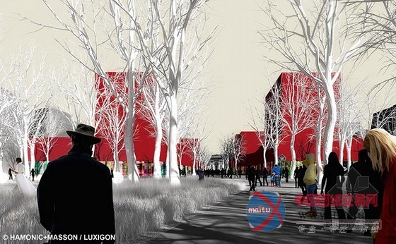 Hamonic + Masson建造巴黎最大步行街