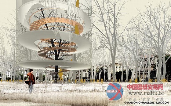 Hamonic + Masson建造巴黎最大步行街