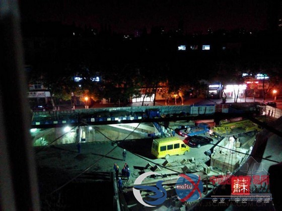 南京地铁四号线工地发生渗水事故