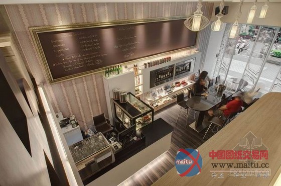 台北市红酒咖啡店装修设计 质感十足休闲空间