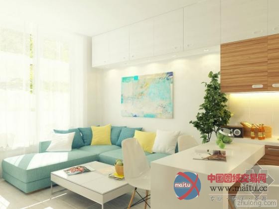 小空间大设计 29平清爽“蜗居”小公寓