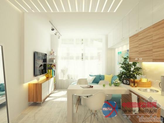 小空间大设计 29平清爽“蜗居”小公寓