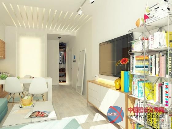 小空间大设计 29平清爽“蜗居”小公寓