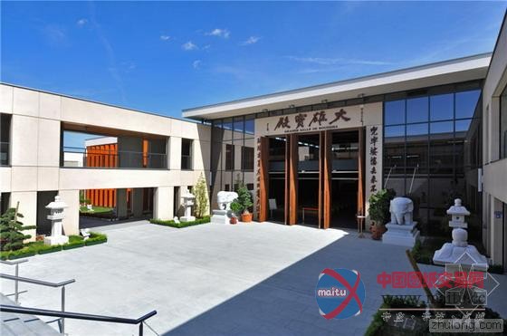 法国巴黎公园佛光山 重新定义传统寺庙的空间序列