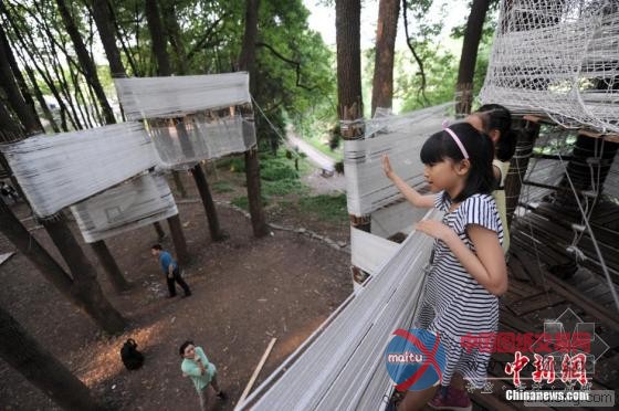 别致“树屋”亮相武汉