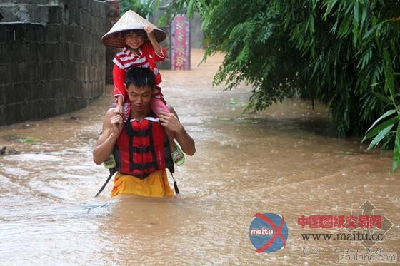 广西钦州遭特大暴雨 降雨量为302.7毫米