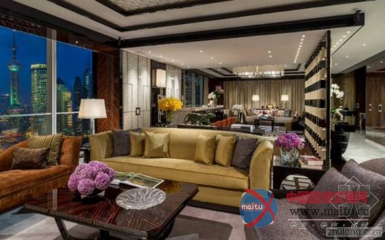 上海摩登“珠宝盒”浦东四季酒店 色彩搭配丰富