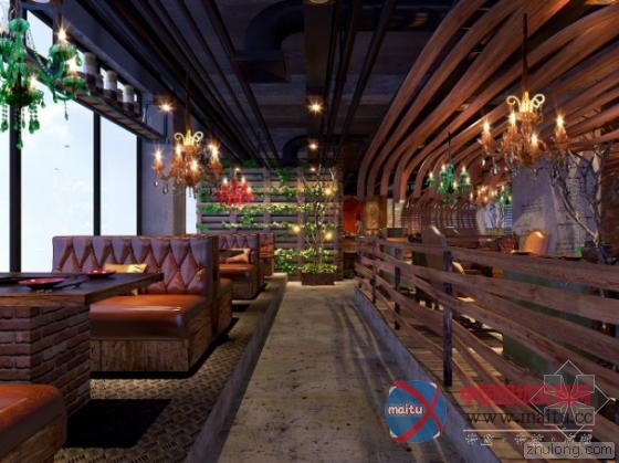 自然“归本主义”落汗堂火锅店 雅致舒适设计