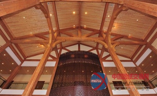 现代木结构亮相华东区绿建基地