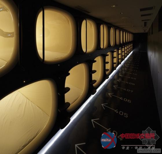 日式风9小时“胶囊旅馆”极简美学设计