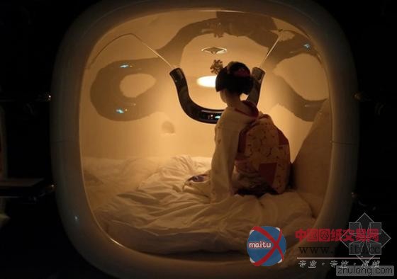 日式风9小时“胶囊旅馆”极简美学设计