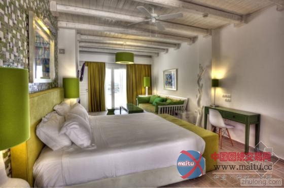 希腊“橄榄绿”萨尔瓦托别墅酒店 独特灵感设计