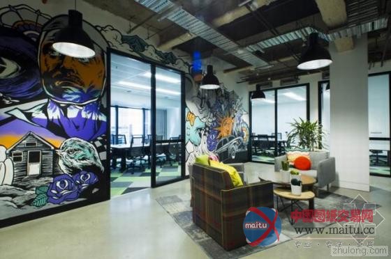 以“人”为本混搭Facebook悉尼办事处 随意色彩涂鸦