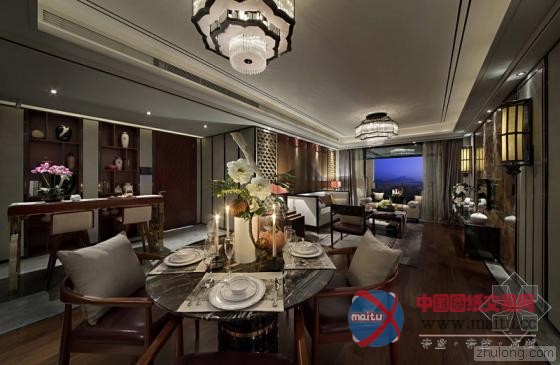 湖北荆州恒信春秋府样板房 中式禅意风情-筑龙新闻