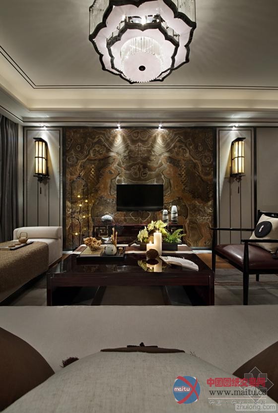 湖北荆州恒信春秋府样板房 中式禅意风情-筑龙新闻