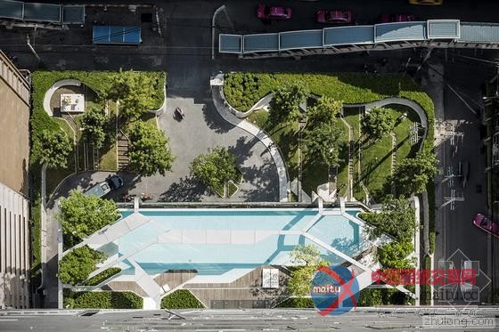 泰国曼谷拥挤城市中一抹绿 森林与空中泳池-筑龙新闻