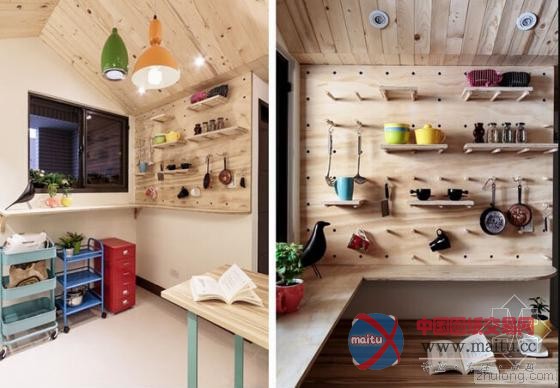 小空间大收纳!14坪木屋风公寓-筑龙新闻