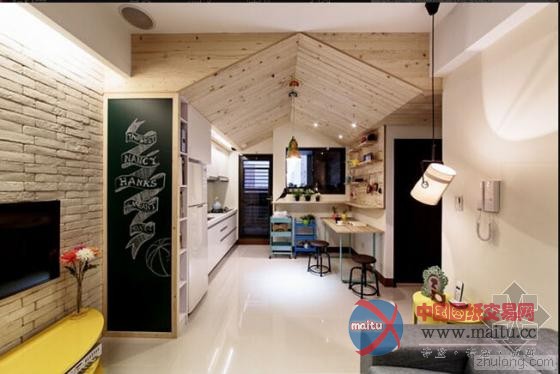 小空间大收纳!14坪木屋风公寓-筑龙新闻