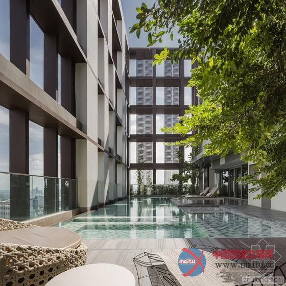 泰国曼谷颇为壮观的垂直绿化景观-筑龙新闻